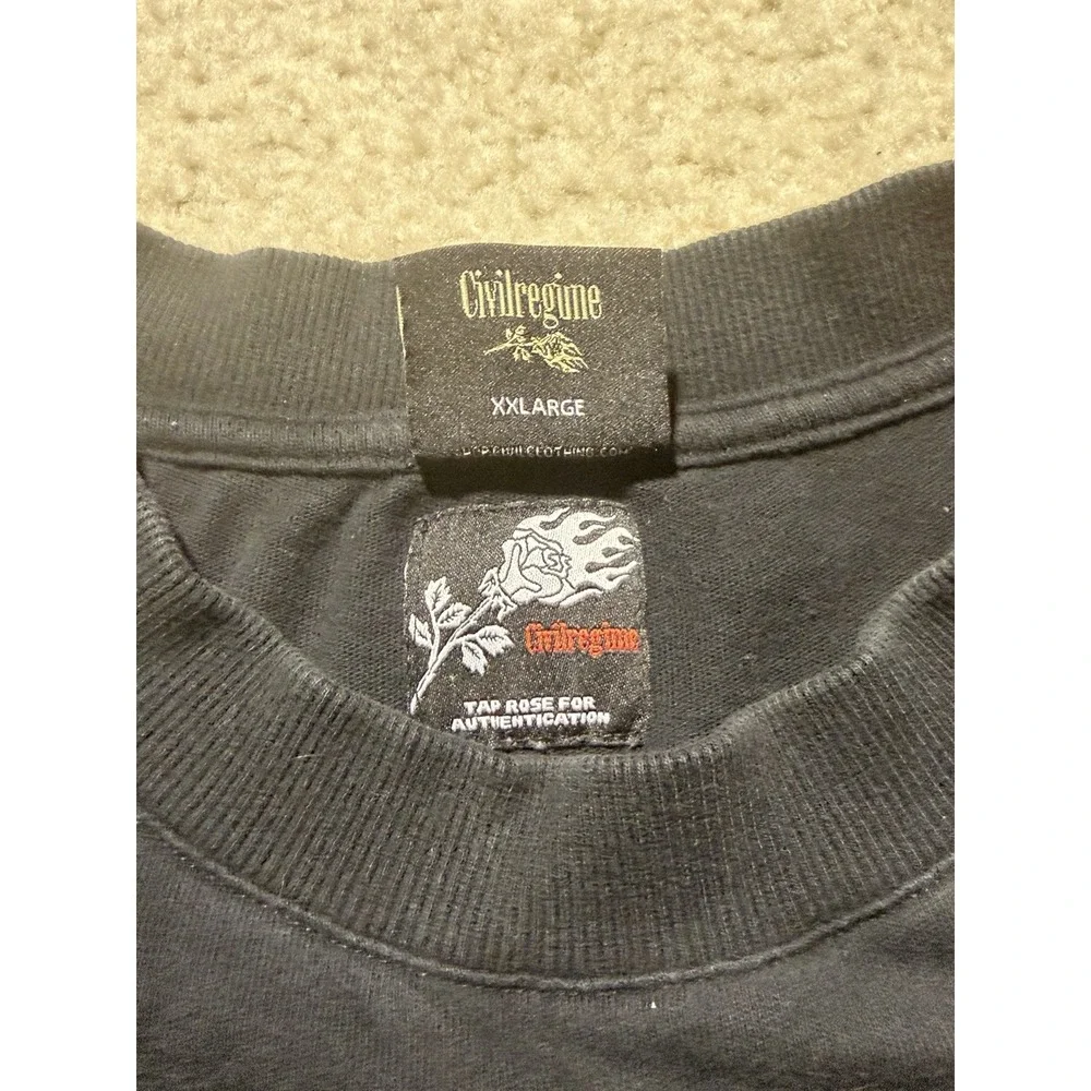 Civil Regime x Jujutsu Kaisen Gojo Shibuya Incident T Shirt 2XL XXL Anime